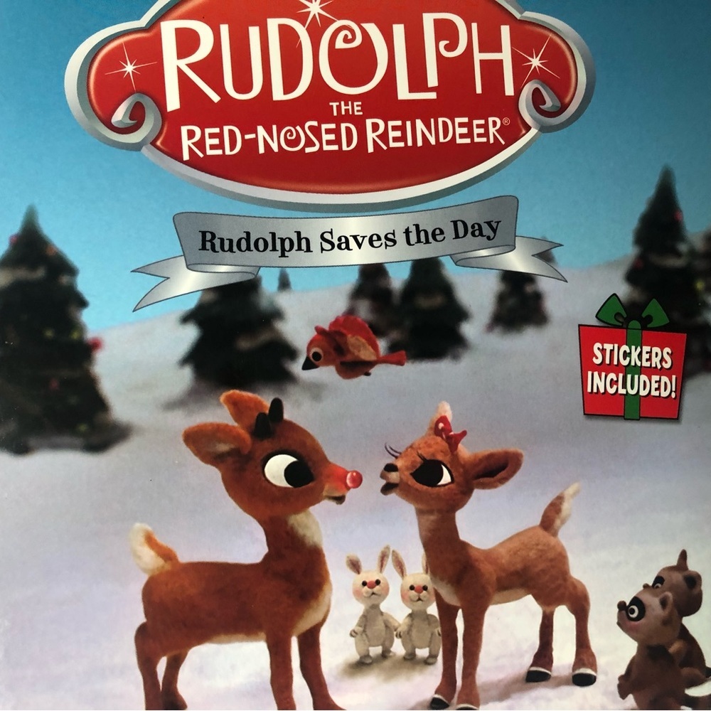 Rudolph Book/Stickers - Picture 9 of 10